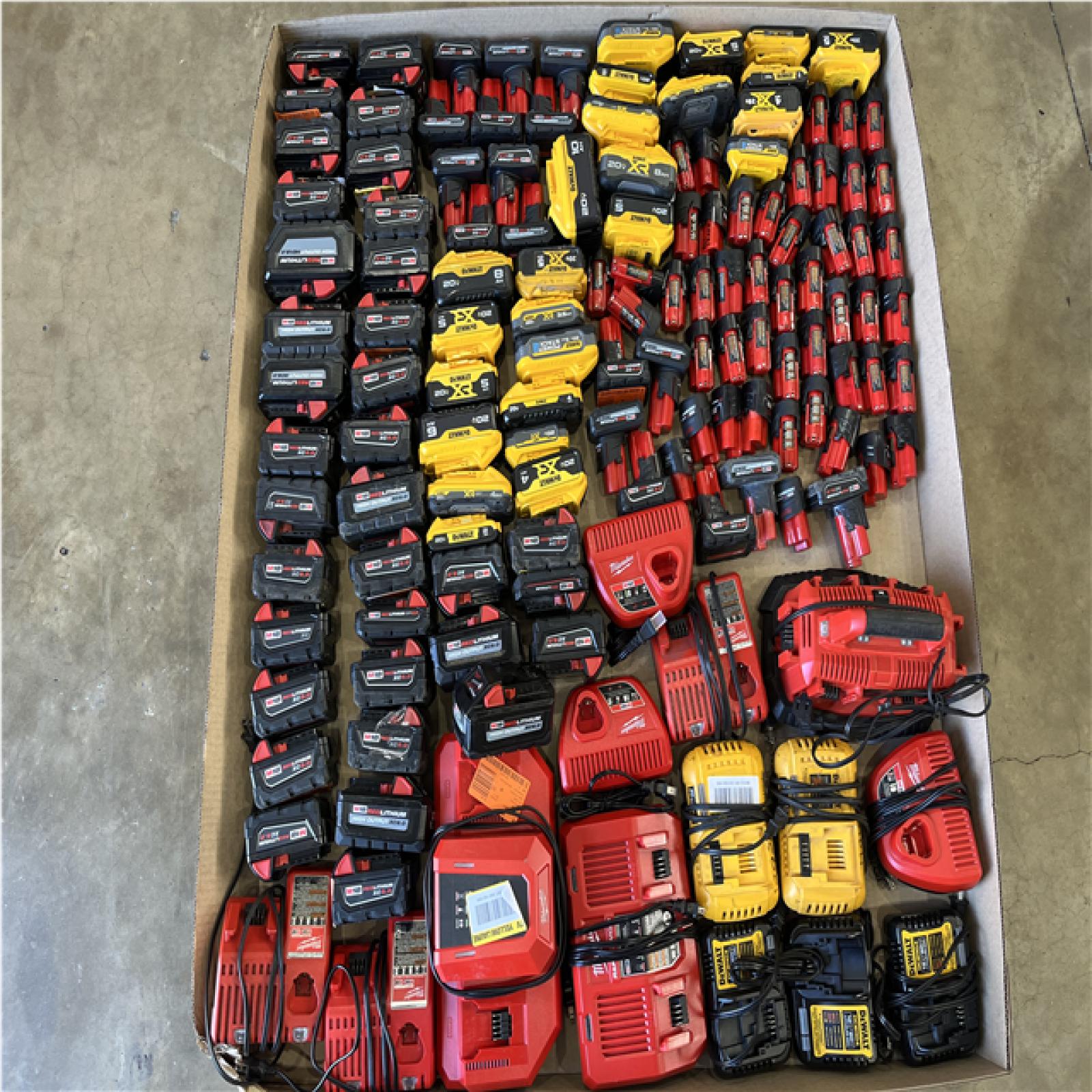 Houston Location - AS-IS BATTERY/CHARGER MIX PALLET