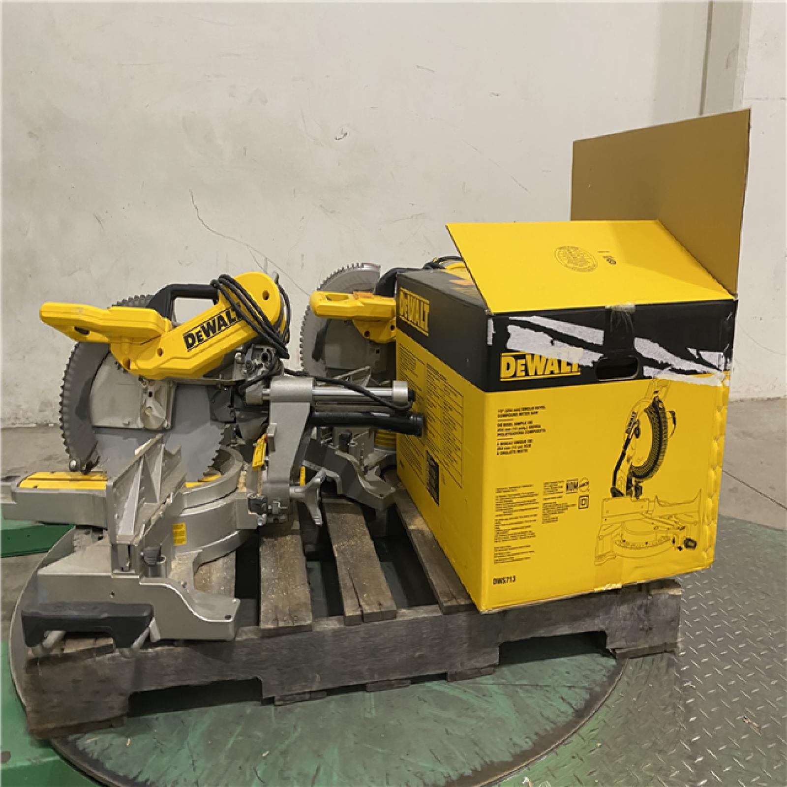 Dallas Location - As-Is DEWALT Compound Miter Saw (Lot Of 3)