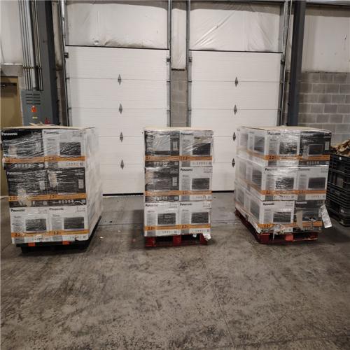 Pittston Location As-Is panasonic Microwaves (3 pallets) Carton damaged