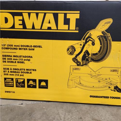 As-Is DEWALT 12 in. 15 Amp Compound Double Bevel Miter Saw