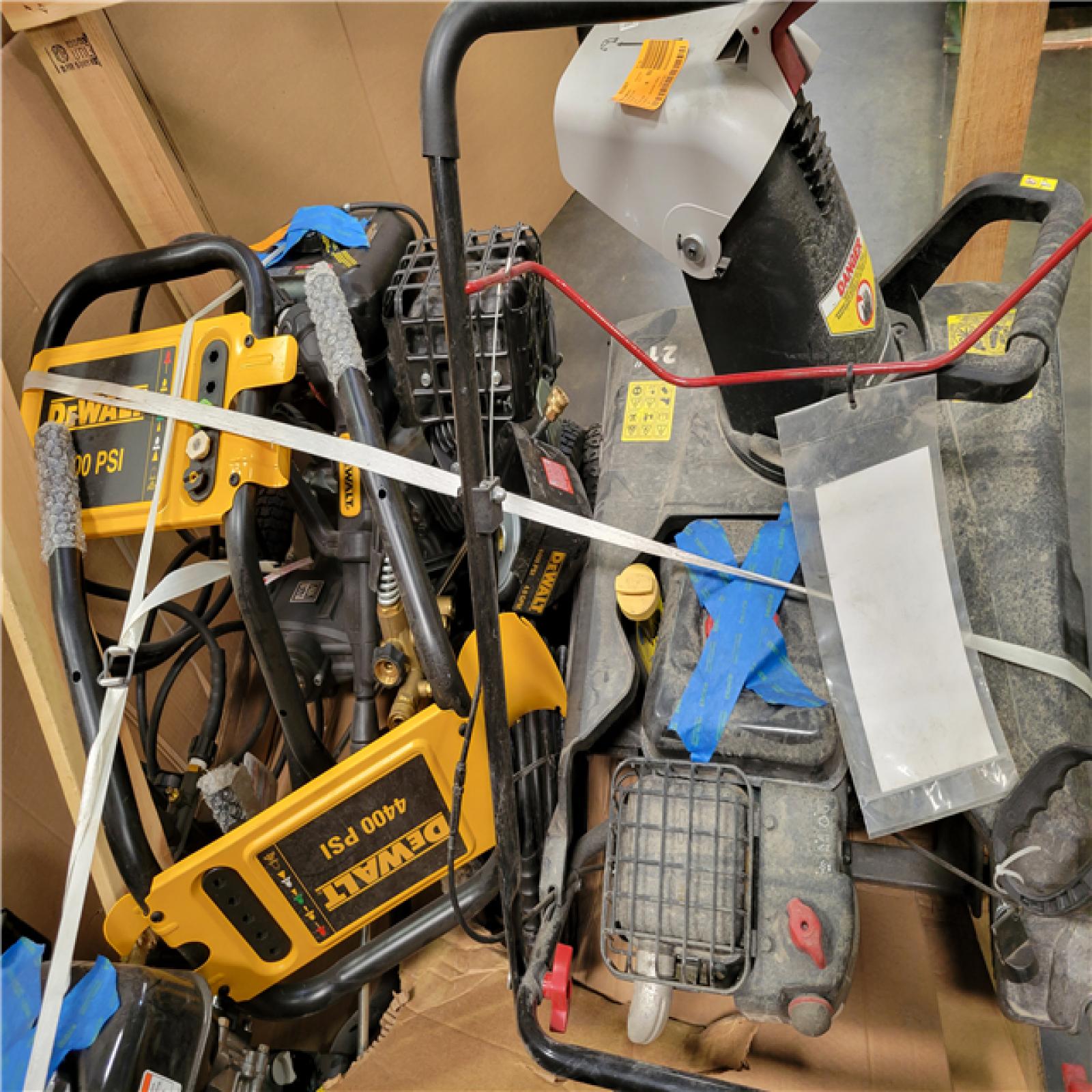 CALIFORNIA AS-IS OUTDOOR POWER EQUIPMENT