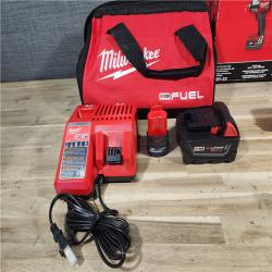 HOUSTON LOCATION - AS-IS (APPEARS LIKE NEW) M18 FUEL 18V Cordless Mid Torque 1/2 in. Impact Wrench W/ M12 FUEL 3/8 in. Ratchet & Battery/Charger Combo Kit