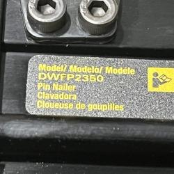 AS-IS DEWALT 23-Gauge 2 in. Pin Nailer