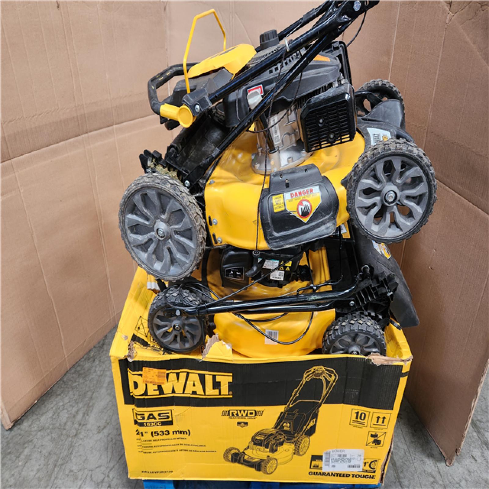 California As-Is Outdoor Power Equipment