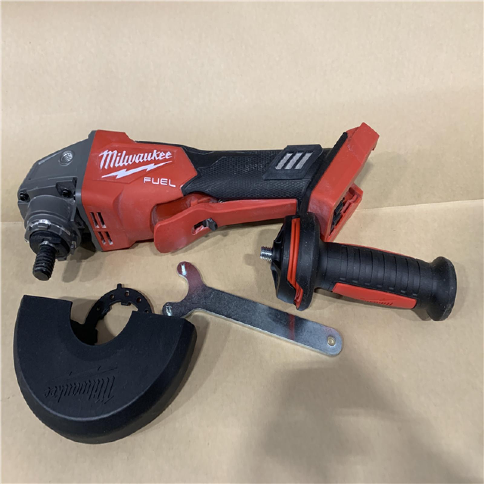 AS-IS - Milwaukee M18 FUEL 18V Lithium-Ion Brushless Cordless 4-1/2 in./5 in. Grinder with Variable Speed & Paddle Switch (Tool-Only)