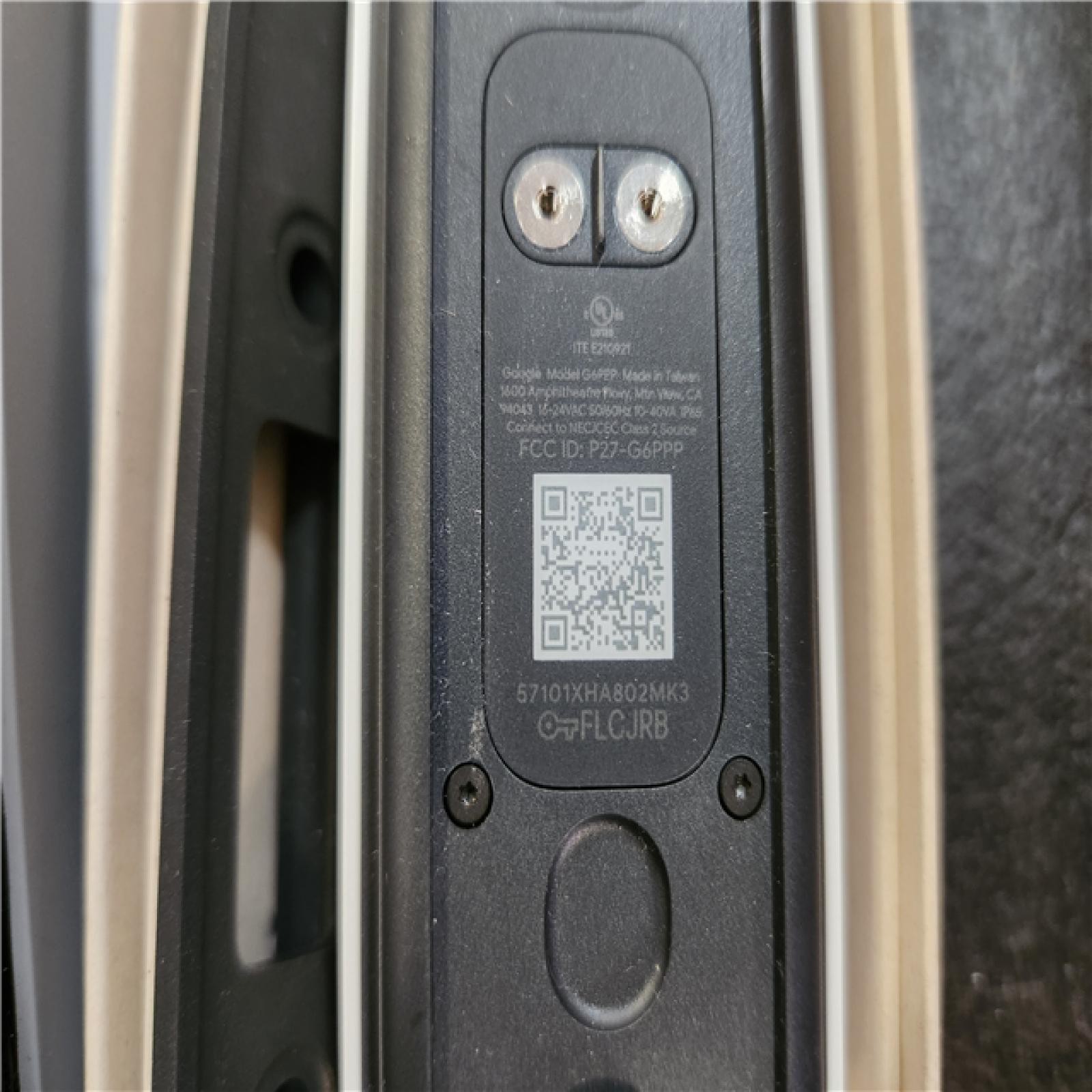 Phoenix AS-IS Google Nest Doorbell (Wired  3rd Gen) - Smart Wi-Fi Video Doorbell Camera (2-Pack)