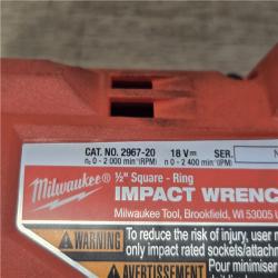 AS-IS Milwaukee FUEL 18V Cordless 1/2 in. Impact Wrench Kit