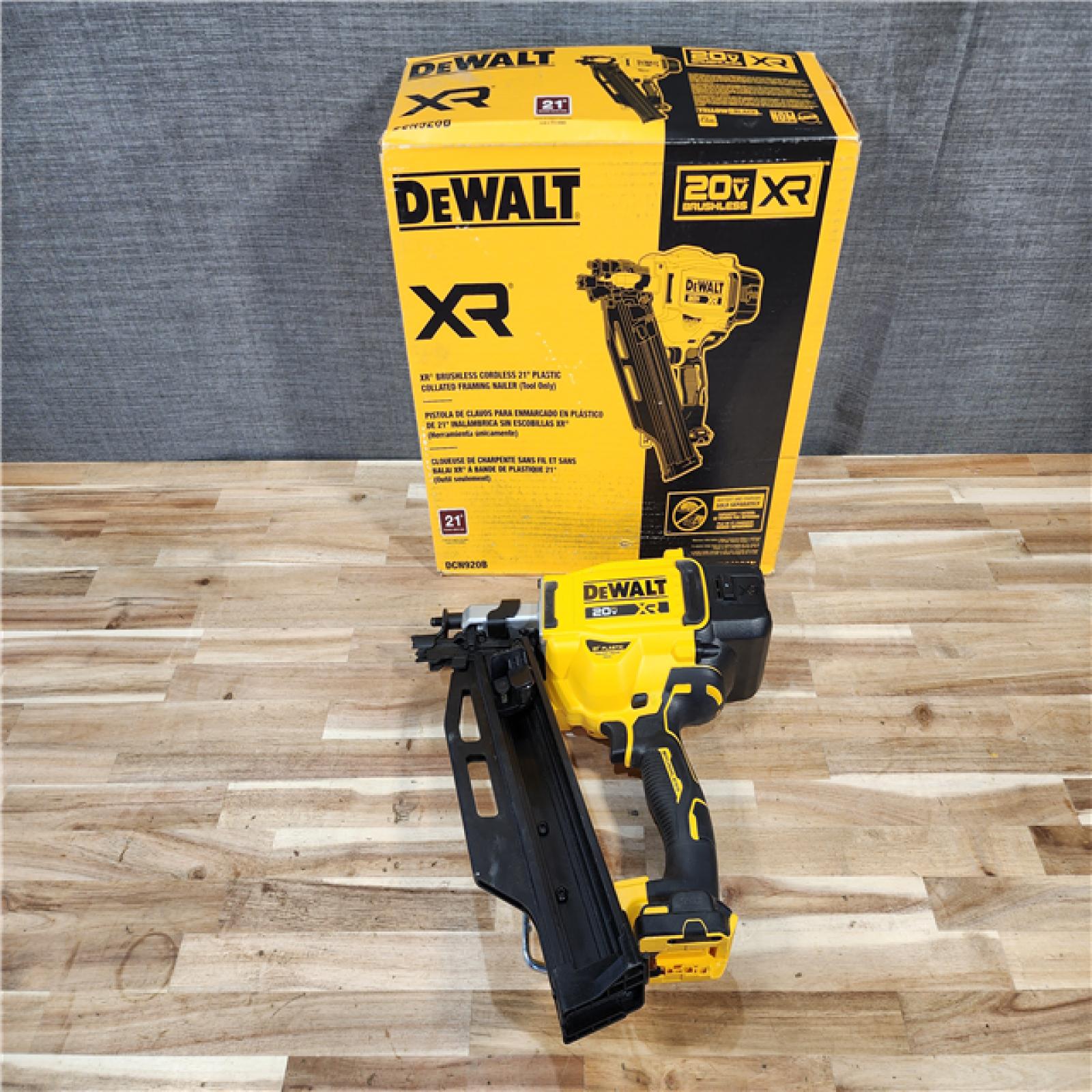 HOUSTON LOCATION - AS-IS DEWALT 20-Volt 21° Cordless Framing Nailer (Tool-Only)