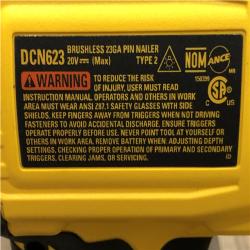 AS-IS DEWALT ATOMIC 20V MAX Lithium Ion Cordless 23 Gauge Pin Nailer (Tool Only)