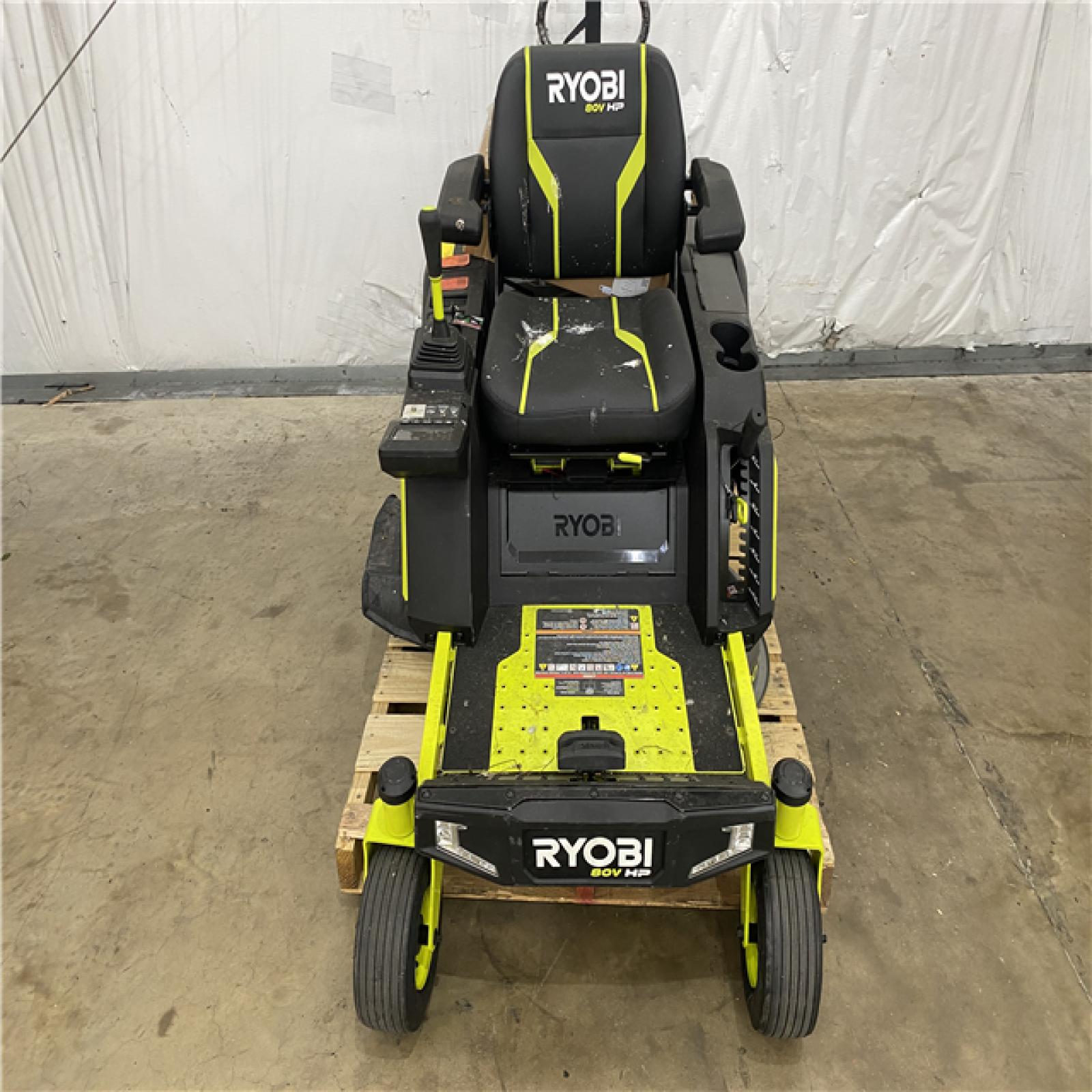 Houston Location AS IS - Ryobi 80v 30in, Cutting Width Riding Mower