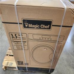 Phoenix NEW Magic Chef 24 in. Washer and Dryer Combo with 2.3 cu. ft. Front Load Washer & 3.5 cu. ft Heat Pump Electric Dryer