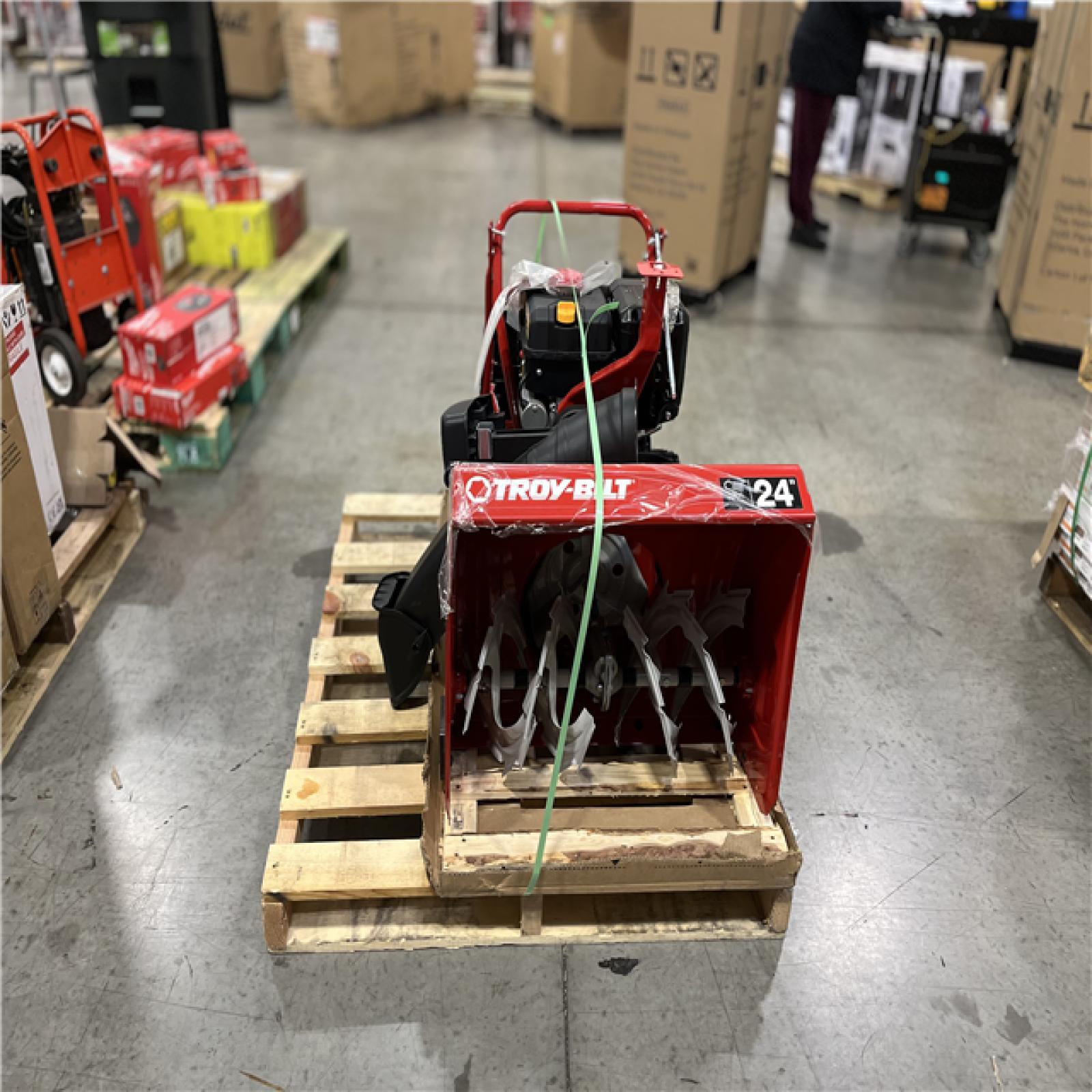DALLAS LOCATION - Troy-Bilt Storm 24 in. 208 cc 2-Stage Gas Snow Blower with Electric Start Self Propelled