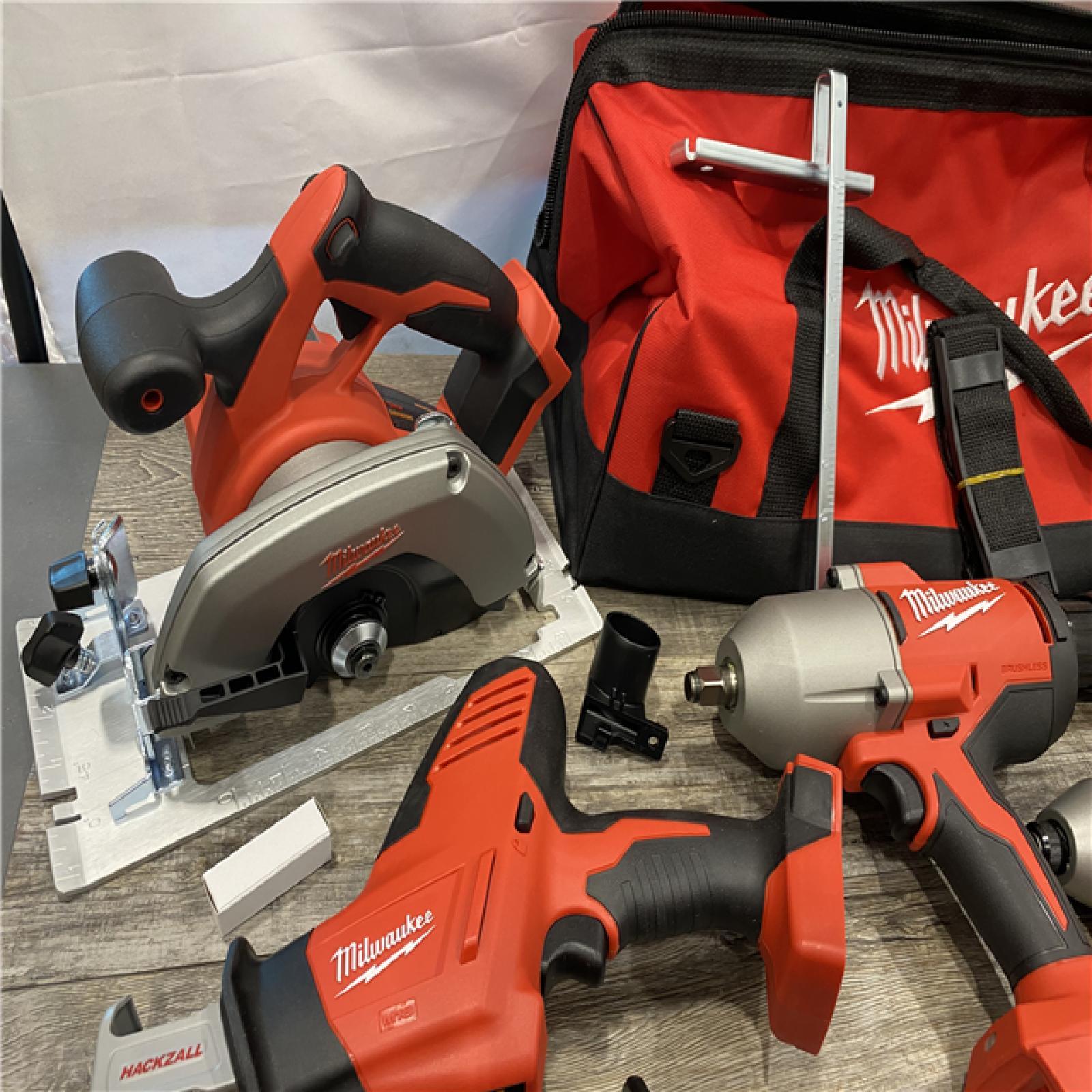 AS-IS Milwaukee 18-Volt Lithium-Ion Cordless (9-Tool) Combo Kit