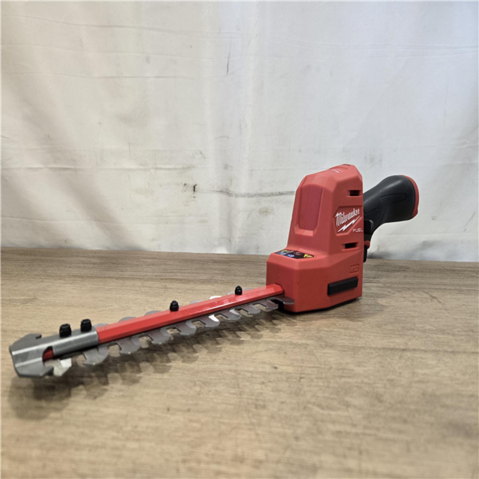 AS-IS Milwaukee FUEL 8 in. 12V Cordless Hedge Trimmer (Tool-Only)