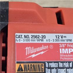AS-IS Milwaukee M12 FUEL 12V Cordless Stubby 3/8 in. Impact Wrench (Tool-Only)