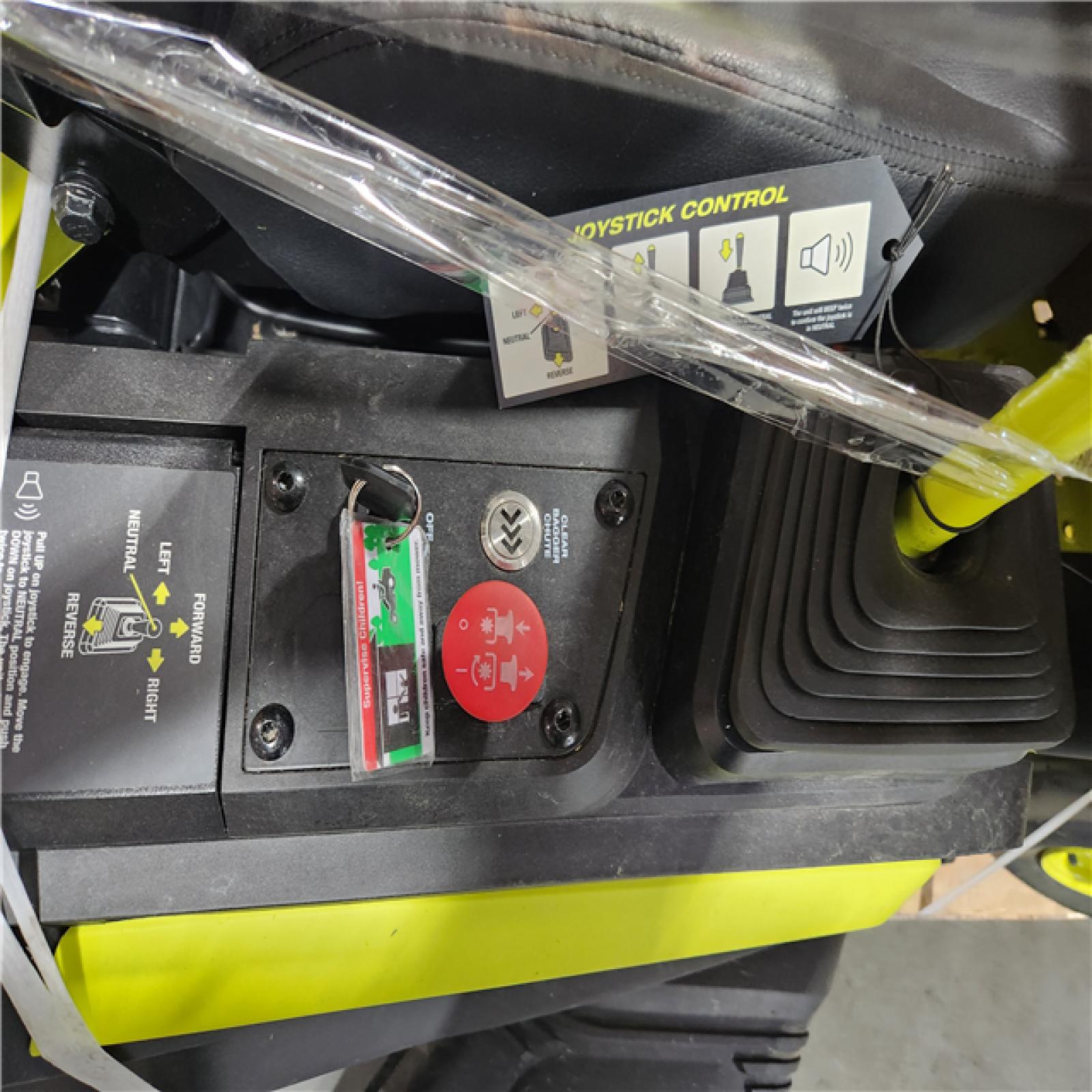 CALIFORNIA AS-IS RYOBI 80V HP RIDING MOWER