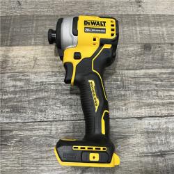AS-IS DEWALT Atomic 20V Max Lithium-Ion Brushless Cordless Compact 1/4 in. Impact Driver Kit