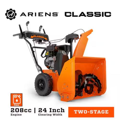 DALLAS LOCATION - Ariens Classic 24 in. 208cc Electric Start 2-Stage Self-propelled Gas Snow Blower