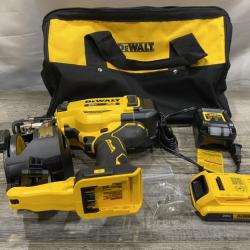 AS-IS DEWALT 20V MAX Lithium-Ion 15-Degree Electric Cordless Roofing Nailer Kit