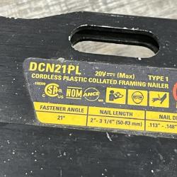 AS-IS DEWALT 20V MAX XR Lithium-Ion Electric Cordless Brushless 2-Speed 21° Plastic Collated Framing Nailer (Tool Only)