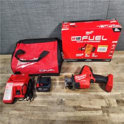 HOUSTON LOCATION - AS-IS M18 FUEL 18V Lithium-Ion Brushless Cordless HACKZALL Reciprocating Saw Kit W/(1) 5.0Ah Batteries, Charger & Tool Bag