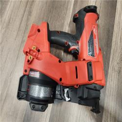 AS-IS Milwaukee M18 FUEL 18-Volt Lithium-Ion Brushless Cordless Coil Roofing Nailer (Tool Only)