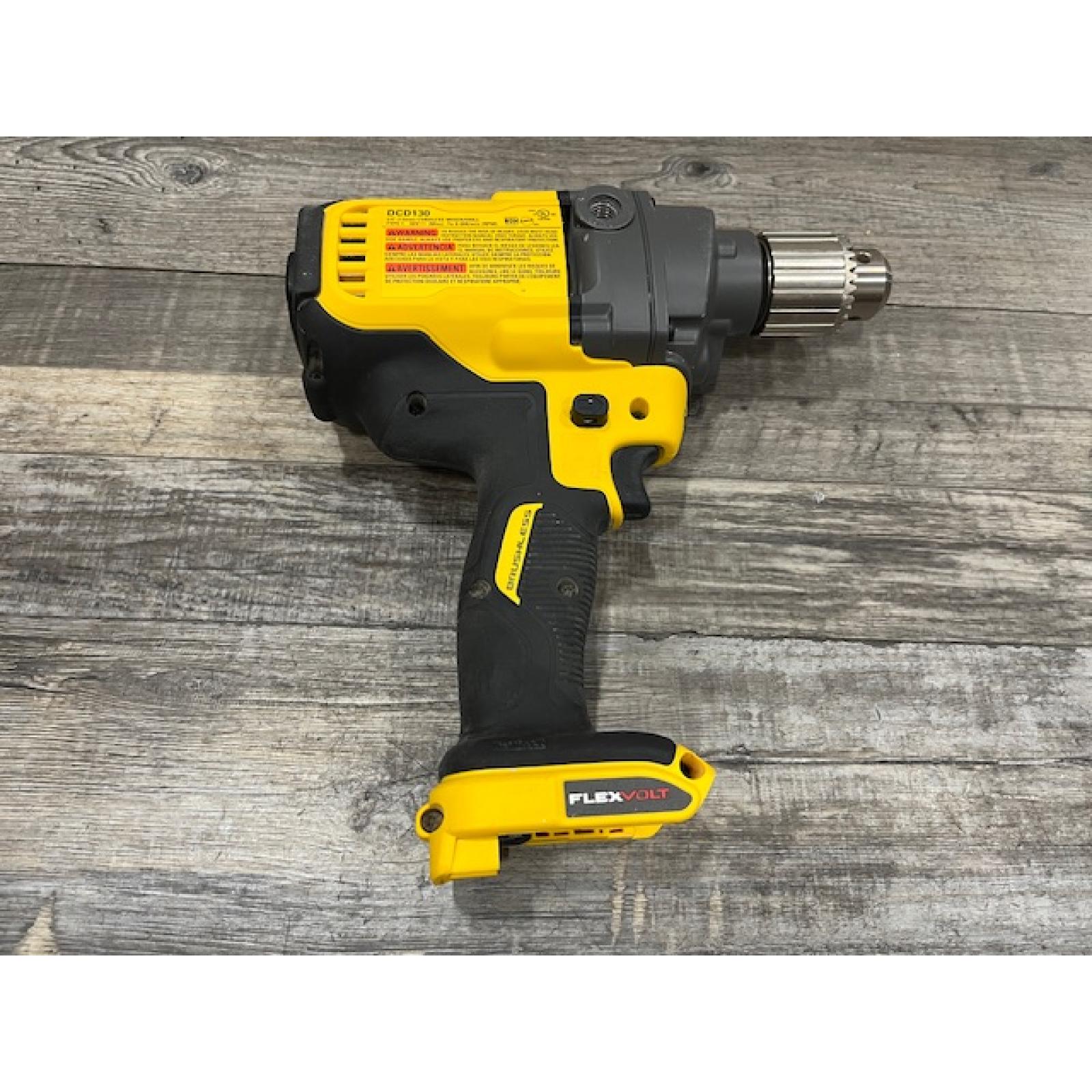 AS-IS DEWALT FLEXVOLT 60-Volt MAX Cordless Brushless 1/2 in. Mixer/Drill with E-Clutch (Tool-Only)