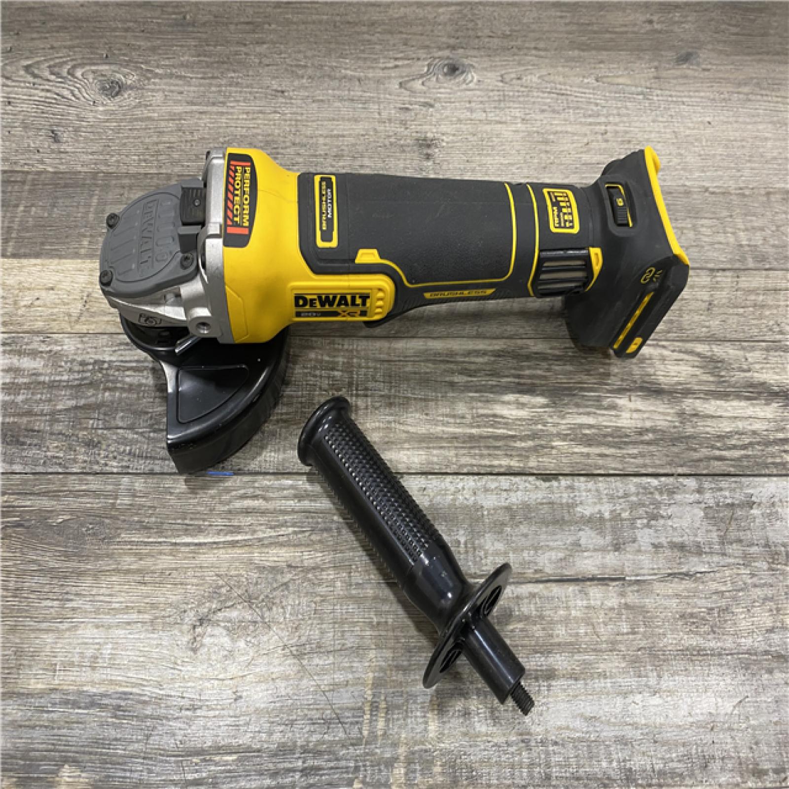 AS-IS DEWALT 20V XR Cordless 4-1/2. in. to 5 in. Variable Speed Angle Grinder (Tool Only)