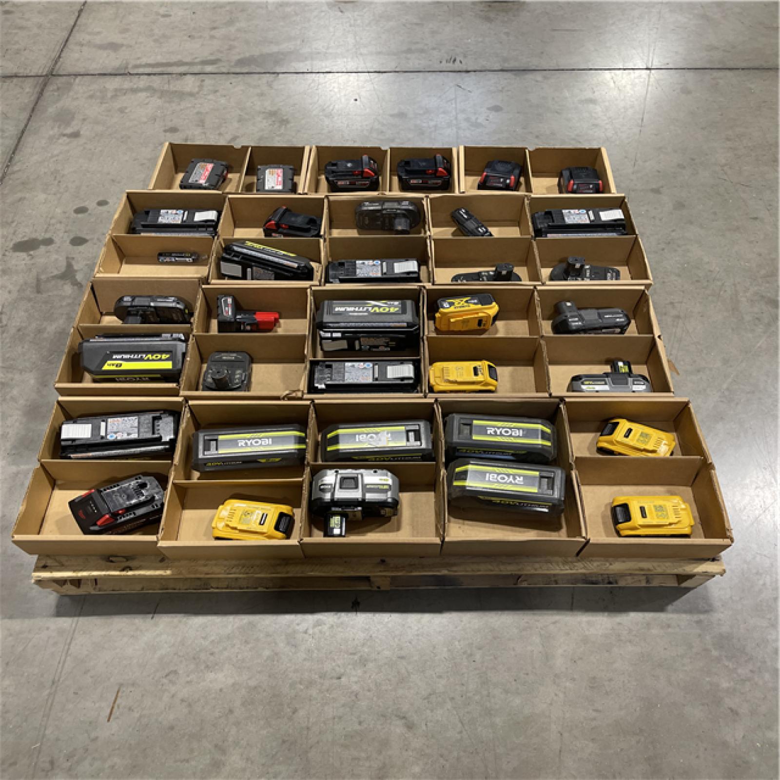 DALLAS LOCATION- AS-IS BATTERY PALLET