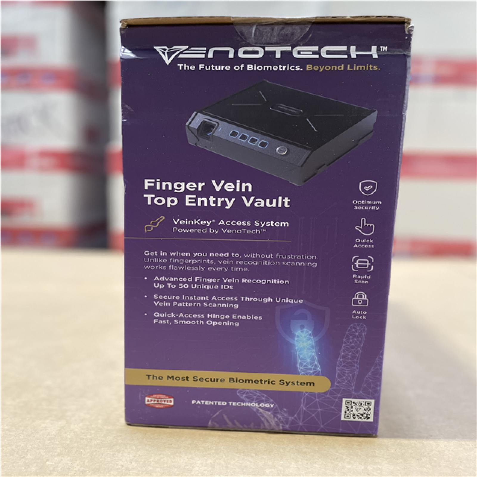 DALLAS LOCATION- NEW! VenoTech™ Finger Vein Top-Entry Safe
