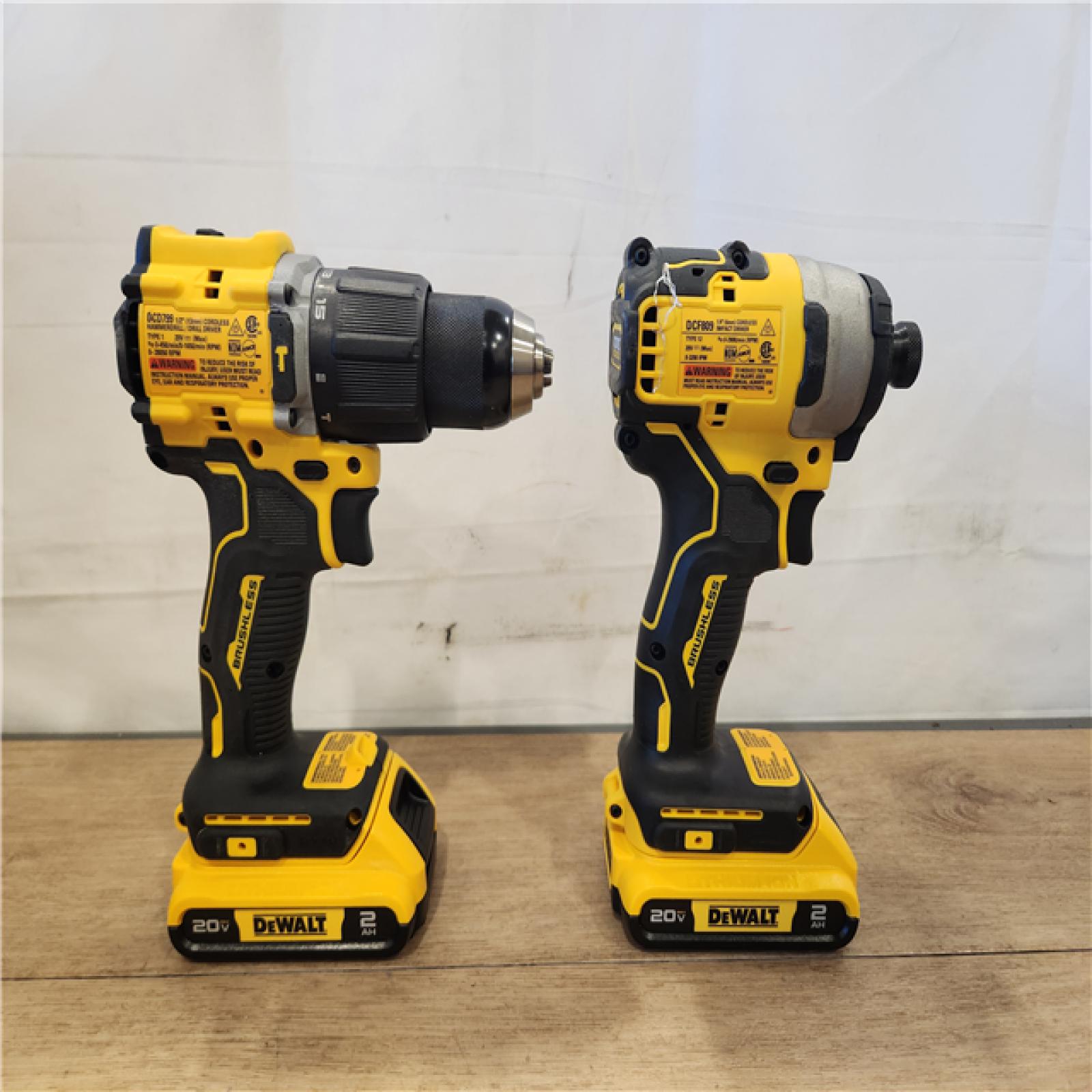 AS-IS- DEWALT ATOMIC 20-Volt MAX Lithium-Ion Cordless Combo Kit