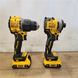 AS-IS- DEWALT ATOMIC 20-Volt MAX Lithium-Ion Cordless Combo Kit