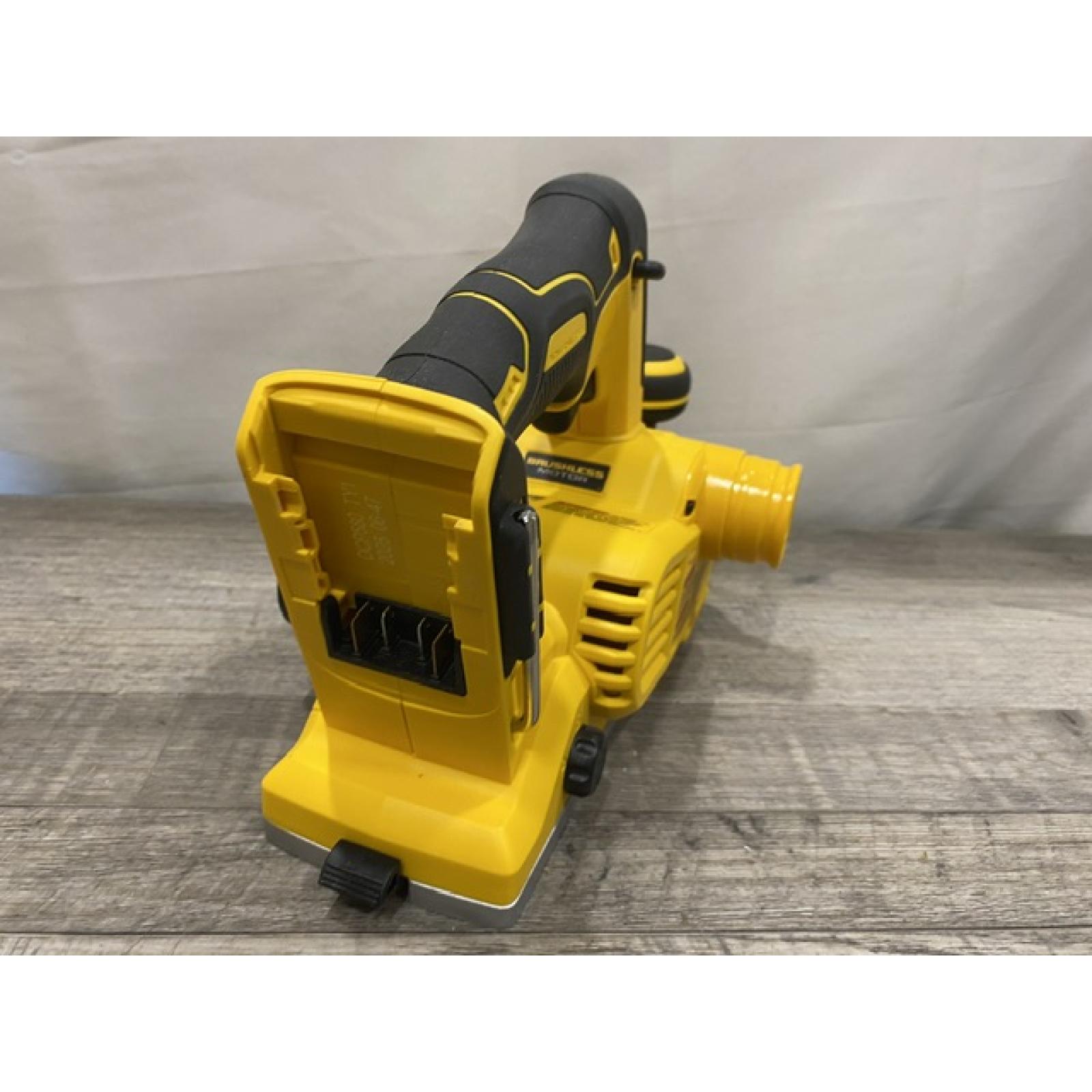 AS-IS DEWALT 20V MAX XR Cordless Brushless 3-1/4 in. Planer (Tool Only)