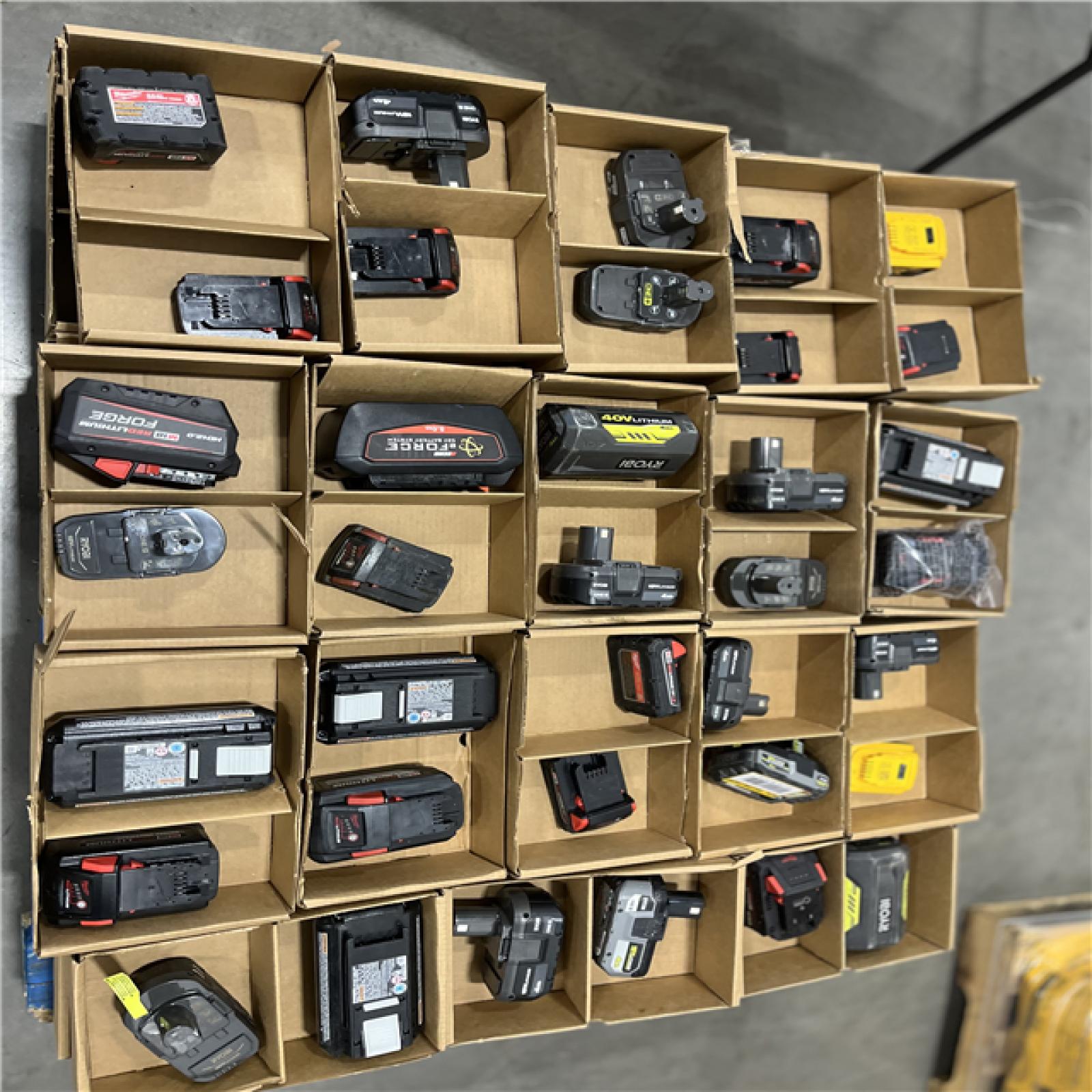 DALLAS LOCATION - AS-IS BATTERY PALLET