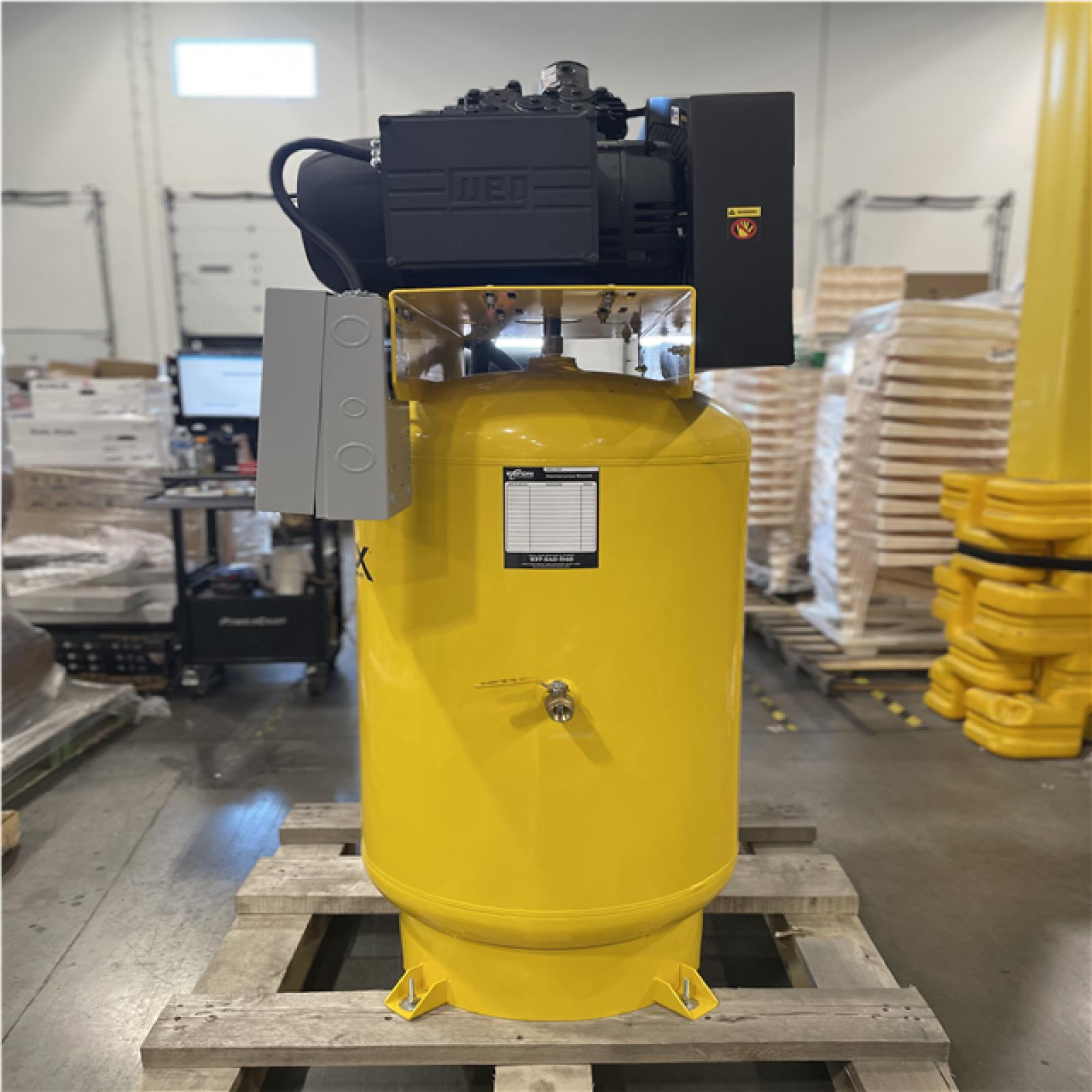 DALLAS LOCATION- AS-IS EMAX 80 Gal. 10 HP V4 1-Phase Silent Air 175 PSI Electric Air Compressor