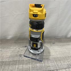 AS-IS DEWALT 20V MAX XR Cordless Brushless Fixed Base Compact Router (Tool Only)
