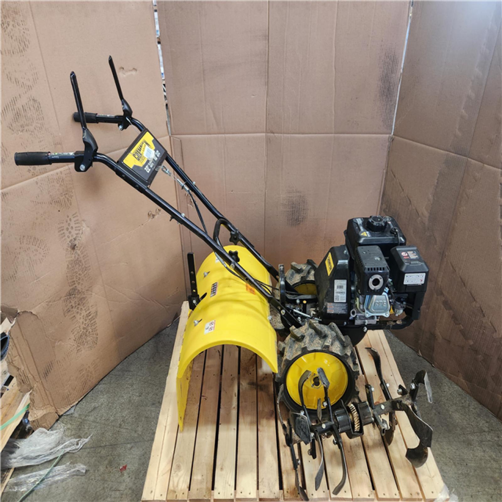 Phoenix AS-IS Champion Power Equipment 22 in. Counter Rotating Gas Rear Tine Tiller with Self-Propelled Agricultural Tires
