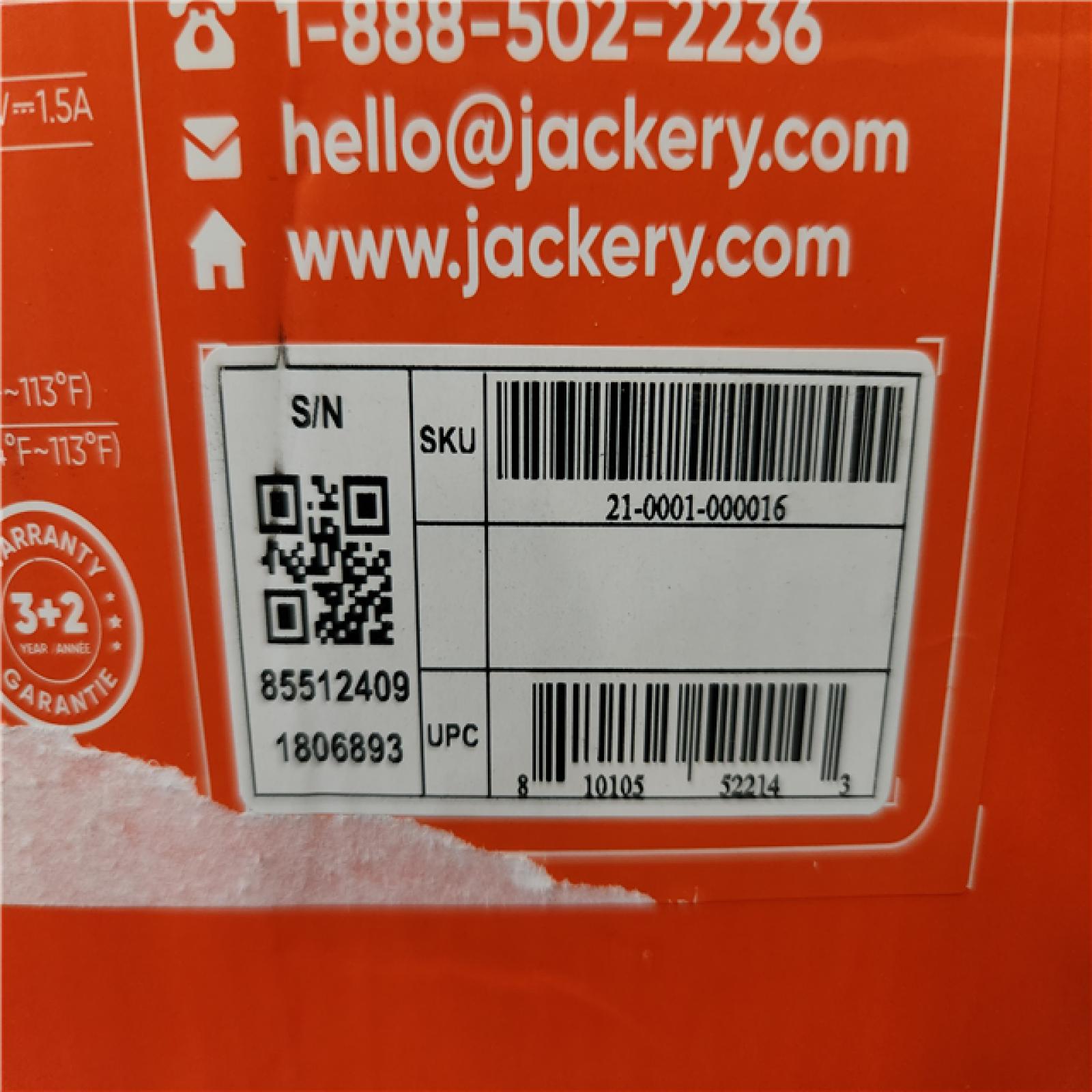 Phoenix Location NEW Jackery Solar Generator Explorer 2000 Plus 2042.8Wh/ 3000W Model No. Je-2000C