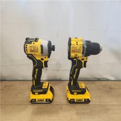 AS-IS- DEWALT ATOMIC 20-Volt MAX Lithium-Ion Cordless Combo (2-Tool) Kit