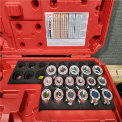 HOUSTON LOCATION - AS - IS Milwaukee 2935CU-21S 18V M18 Cable Stripper Kit with 17 Cu THHN / XHHW Bushings 1.5 Ah
