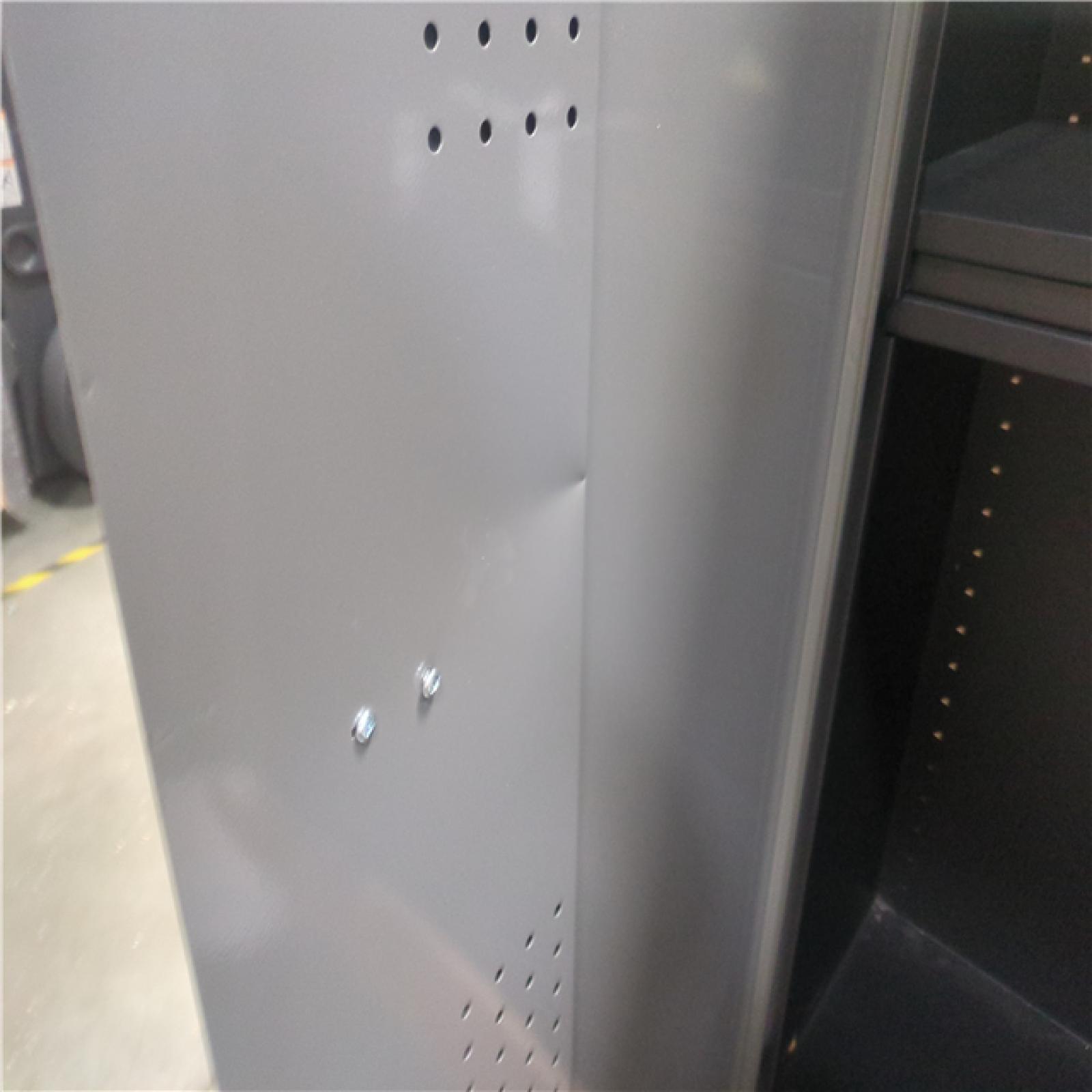 CALIFORNIA AS-IS HUSKY FIXED  2 DOOR CABINET