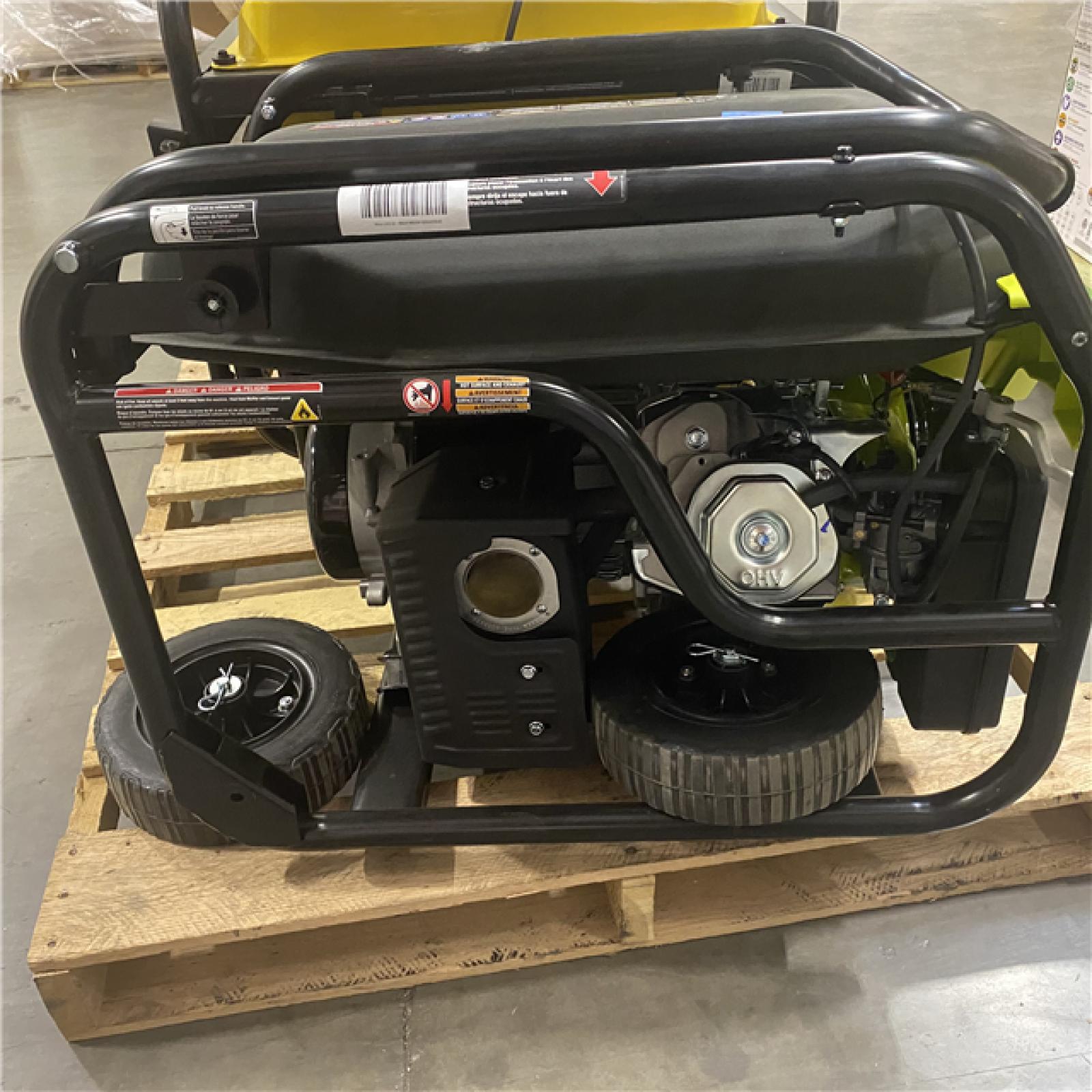 Dallas Location - As-Is RYOBI 8125/6500-Watt Gas Powered Portable Generator
