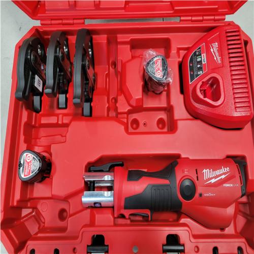CALIFORNIA AS-IS MILWAUKEE M12 FORCE LOGIC PRESS TOOL