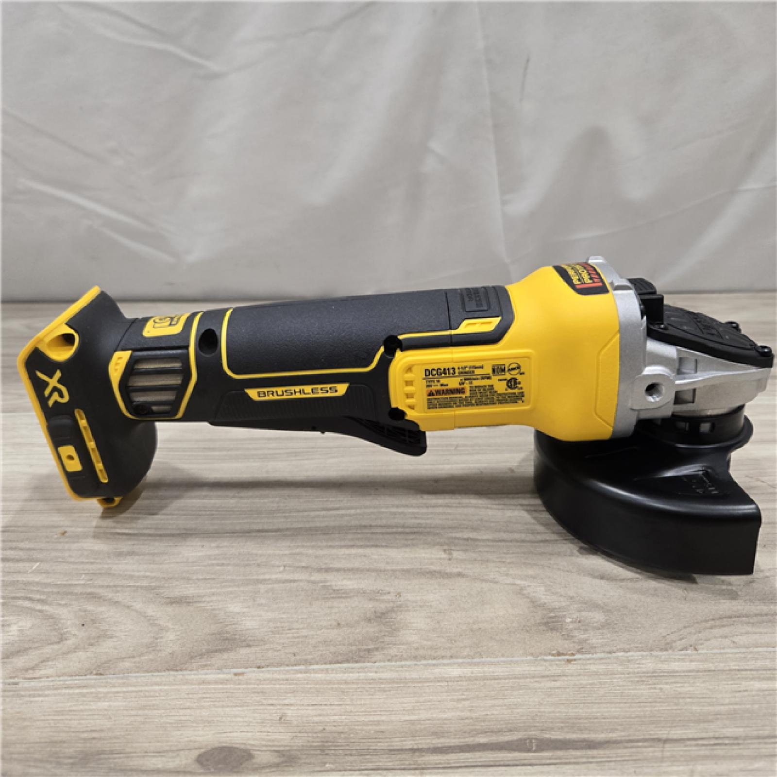 AS-IS DeWalt 20V MAX XR Lithium-Ion Cordless 4-1/2 in. Small Angle Grinder (Tool-Only)