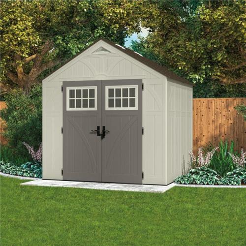 Phoenix Location NEW Suncast Tremont 7 ft. 1-3/4 in. x 8 ft. 4-1/2 in. Resin Storage Shed