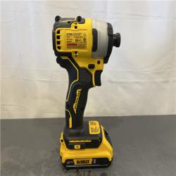 AS-IS - DEWALT ATOMIC 20V MAX* Brushless Cordless Compact 1/4 in. Impact Driver Kit