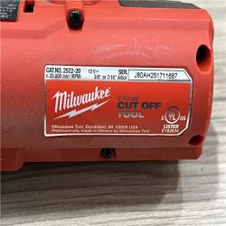 AS-IS Milwaukee  FUEL 12V Lithium-Ion Brushless Cordless 3 in. Cut Off Saw (Tool-Only)