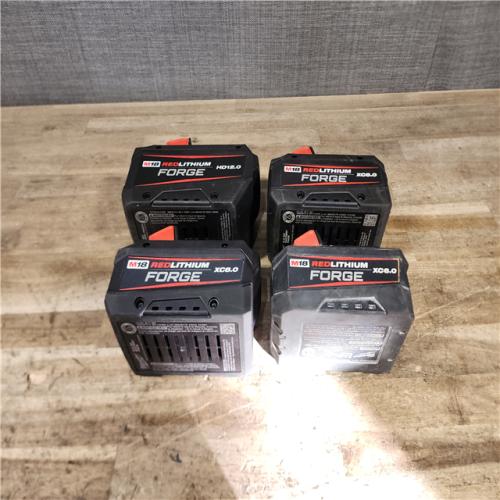 HOUSTON LOCATION - AS-IS MILWAUKEE FORGE BATTERY PACK QTY - 4