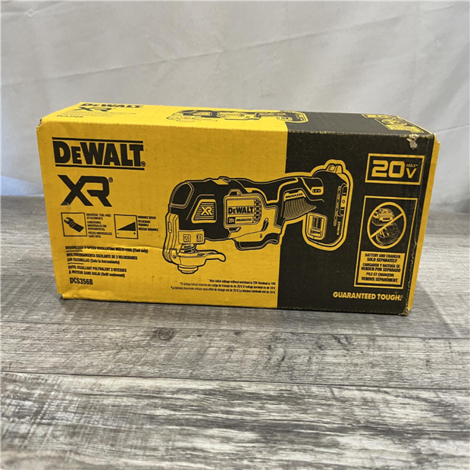 NEW - DEWALT 20V MAX XR Cordless Brushless 3-Speed Oscillating Multi Tool (Tool Only)