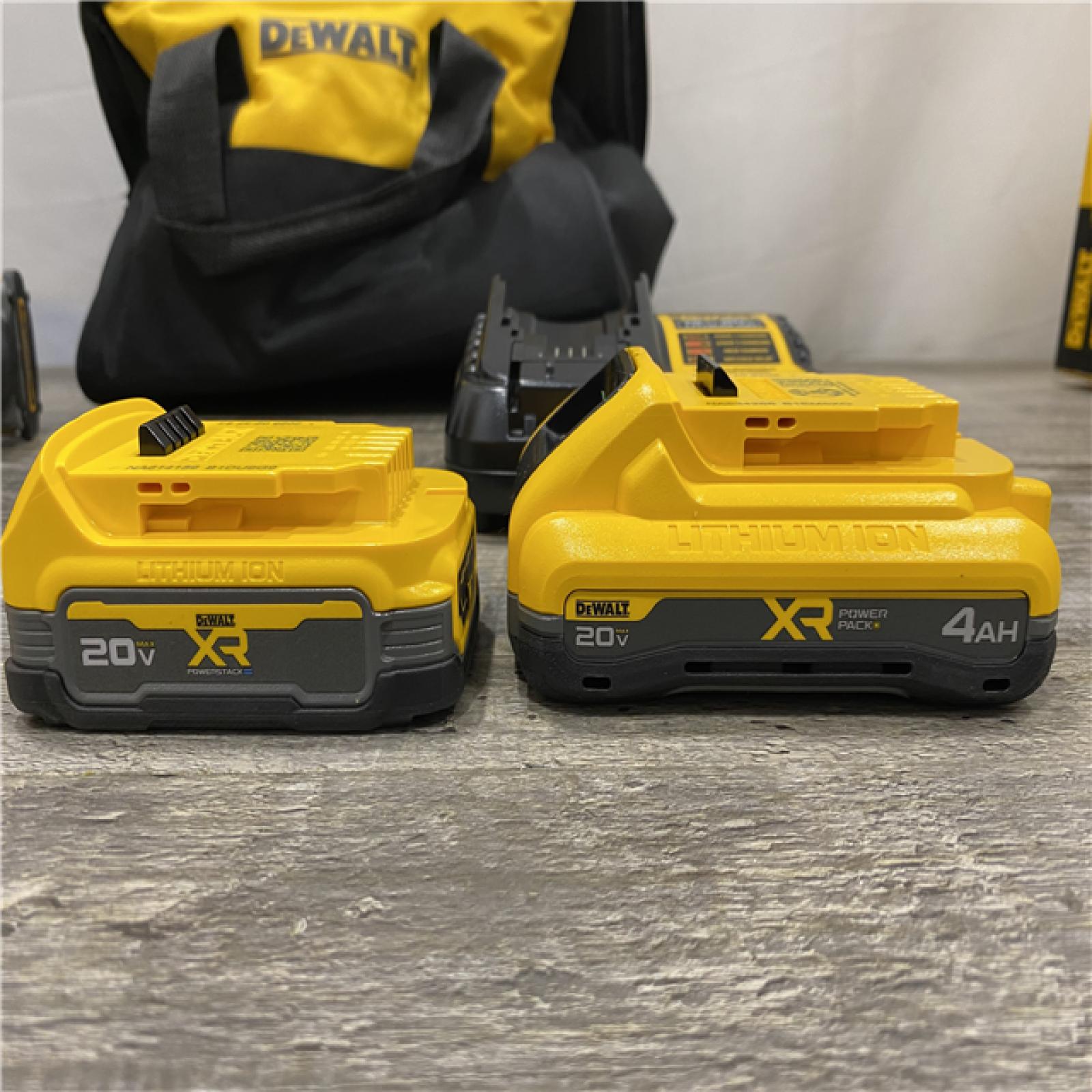 AS-IS DEWALT 20V XR Lithium-Ion Cordless 2-Tool Combo Kit